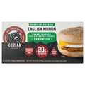 Kodiak English Muffin Turkey Sausage Egg & Cheese Sandwich - 2 ct Frozen