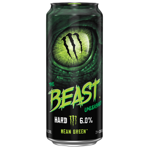 Save on Monster The Beast Unleashed Mean Green Hard Energy Drink Order