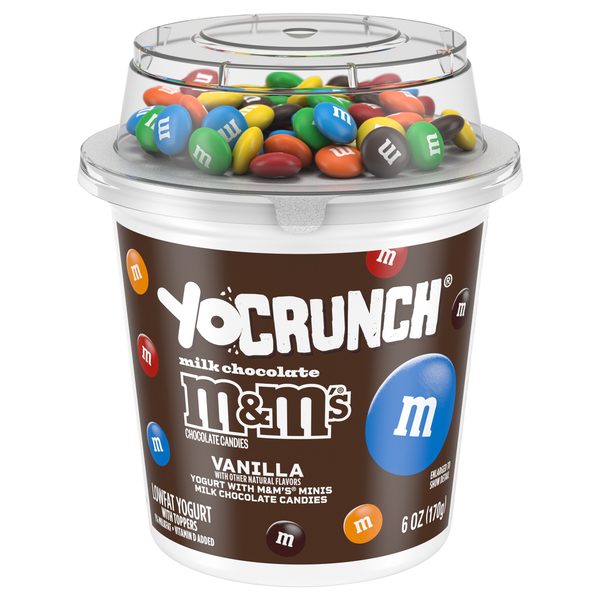 YoCrunch Low Fat M&M's Vanilla Yogurt Cup