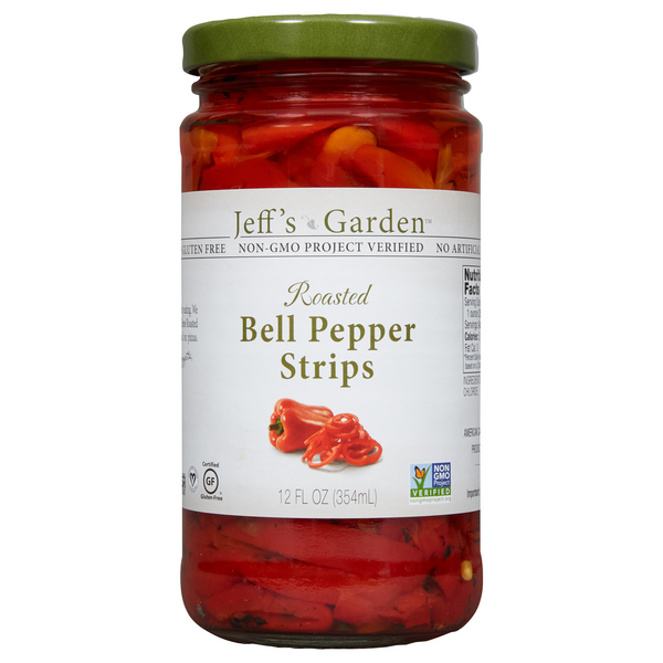 Jeff's Garden Roasted Red Bell Pepper Strips