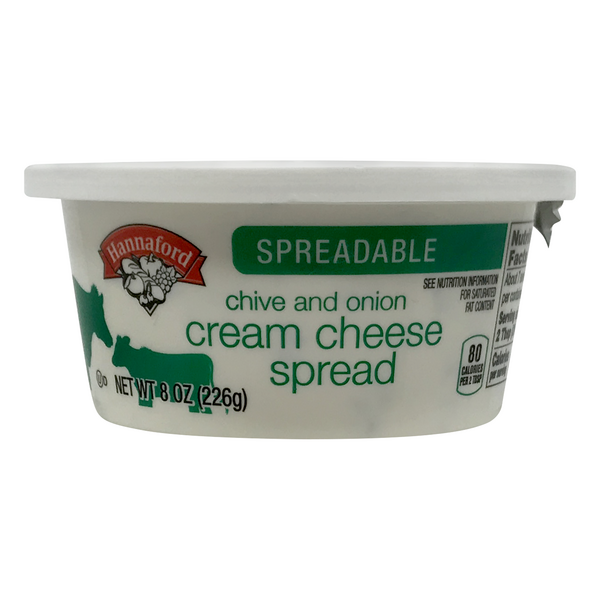 Hannaford Chive & Onion Cream Cheese Spread