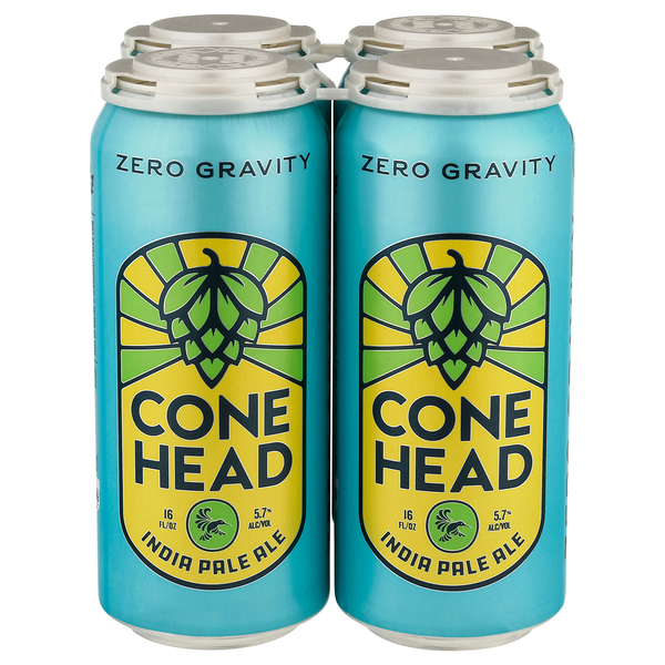Zero Gravity Cone Head India Pale Ale Beer - 4 pk