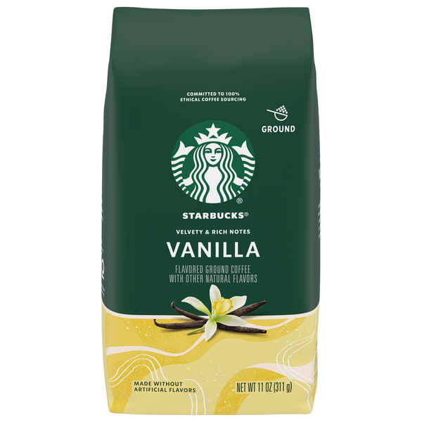 Starbucks Vanilla Flavored Light Roast Ground Coffee