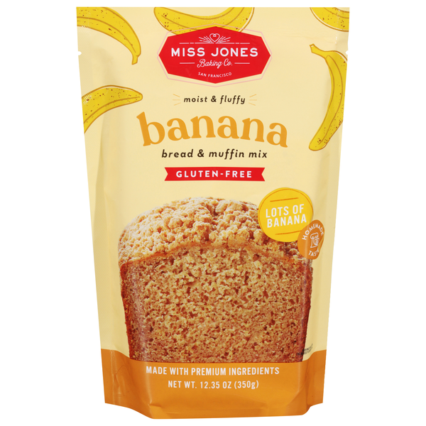 Miss Jones Baking Co. Gluten Free Banana Bread & Muffin Mix
