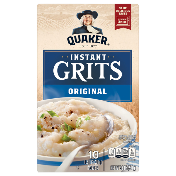 Quaker Original Instant Grits Packets - 10 ct