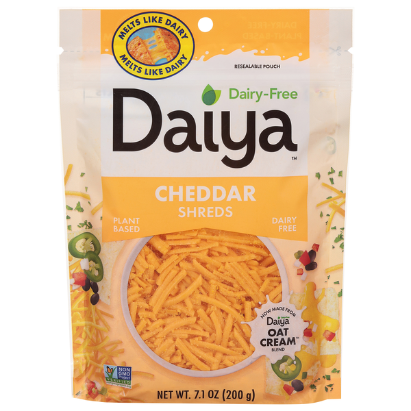 Daiya Dairy Free Plant-Based Vegan Shredded Cheddar
