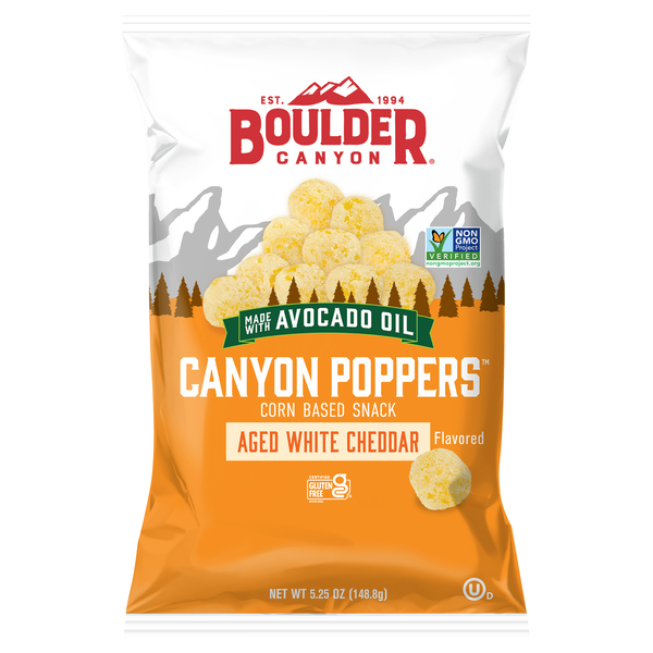 Boulder Canyon White Cheddar Canyon Poppers Snack