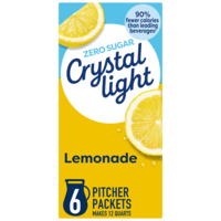 Crystal Light Pitcher Packets Lemonade Drink Mix - 6 ct