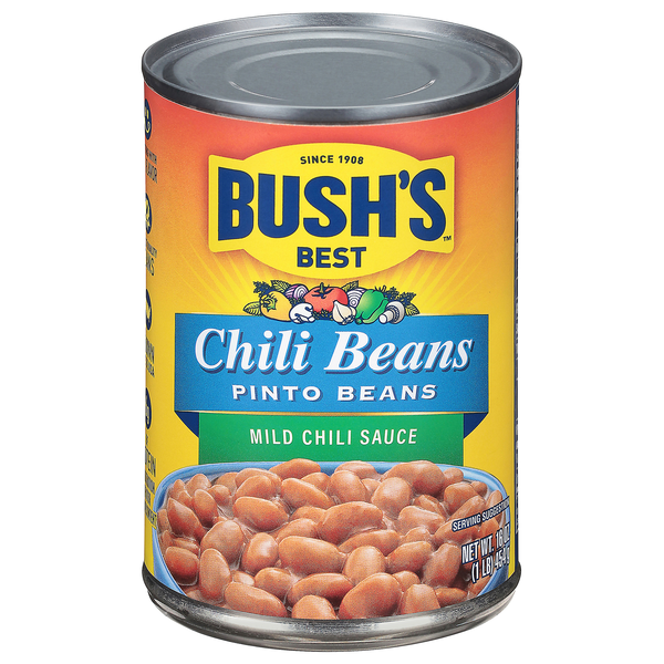 Bush's Best Pinto Chili Beans in Mild Sauce