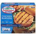 Bell & Evans Chicken Burgers Uncooked - 4 ct Frozen
