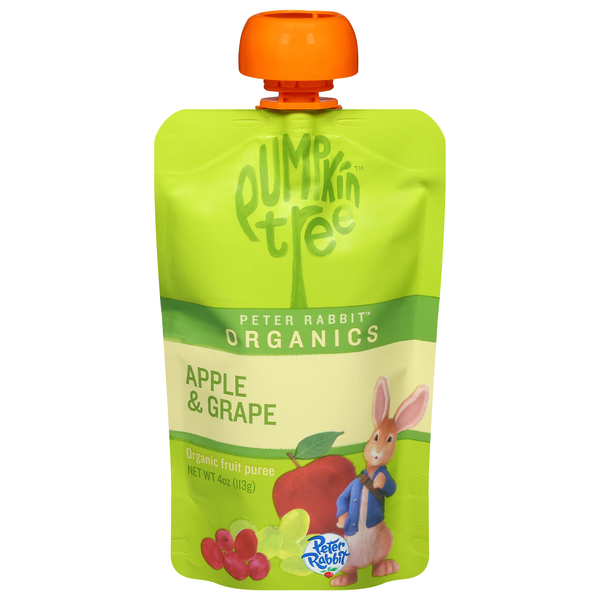 Pumpkin Tree Peter Rabbit Organics Apple & Grape Puree