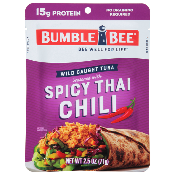 Save on Bumble Bee Wild Caught Tuna Pouch Spicy Thai Chili Order Online