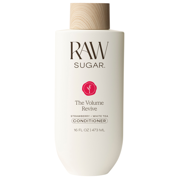 Raw Sugar Volume Revive Strawberry + White Tea Conditioner