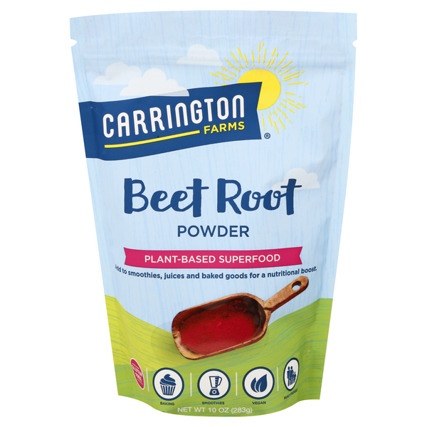 Carrington Farms Beet Root Powder Plant-Based Superfood Gluten Free