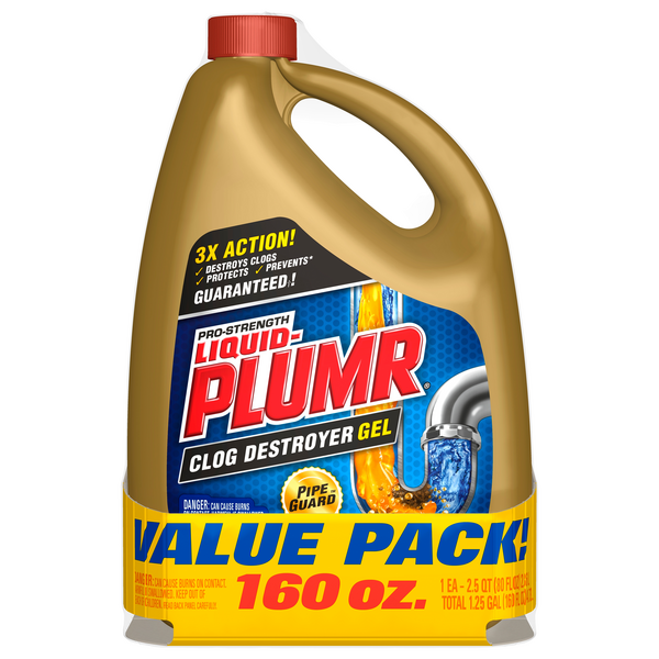 Liquid-Plumr Clog Destroyer Gel Vaule Pack! - 2 ct