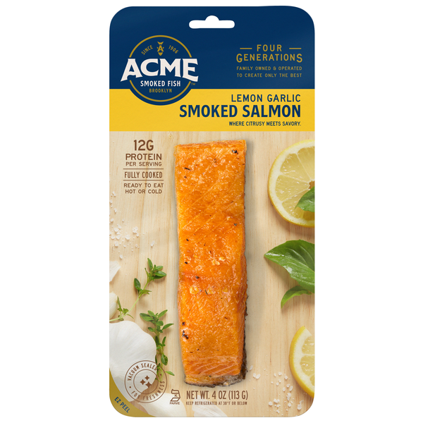 Acme Lemon Garlic Smoked Salmon