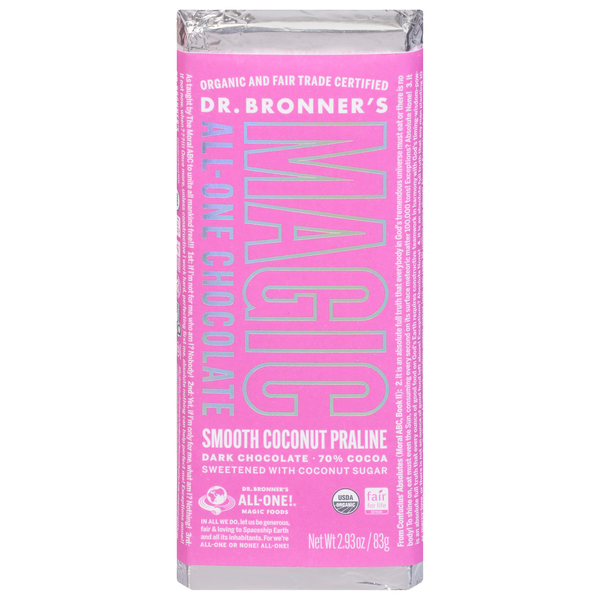 Save on Dr. Bronner's Magic AllOne Chocolate Bar Smooth Coconut