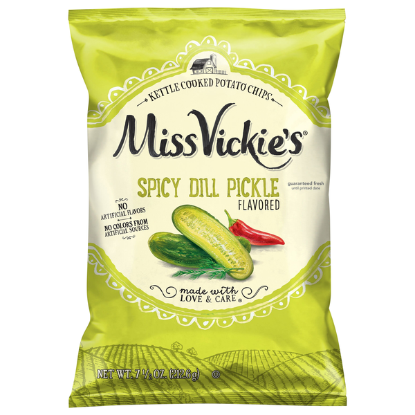 Miss Vickie's Spicy Dill Pickly Kettle Cooked Potato Chips