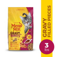 Meow Mix Gravy Bursts Savory Chicken Flavor Mix Dry Cat Food