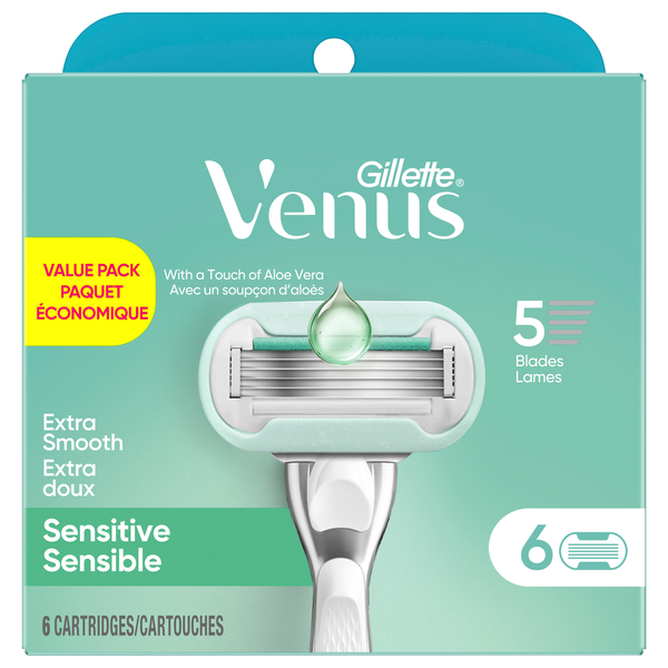 Gillette Venus Cartridges Deluxe Smooth Sensitive
