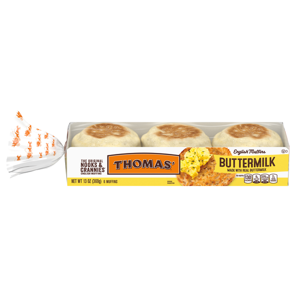 Thomas' Limited Edition Buttermilk English Muffins - 6 ct