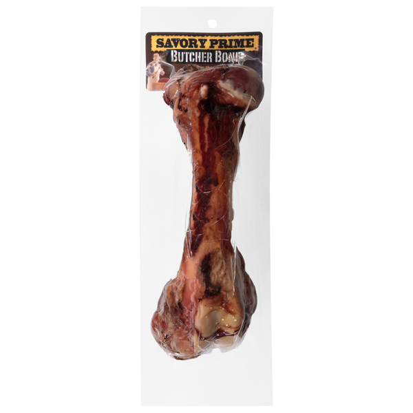 Savory Prime Butcher Bone Fully Cooked Hickory Smoked Ham Dog Bone