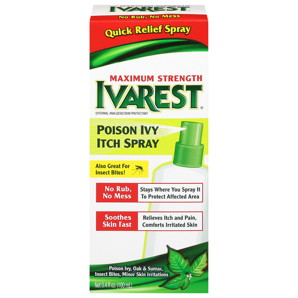 Ivarest Poison Ivy Itch Spray Maximum Strength