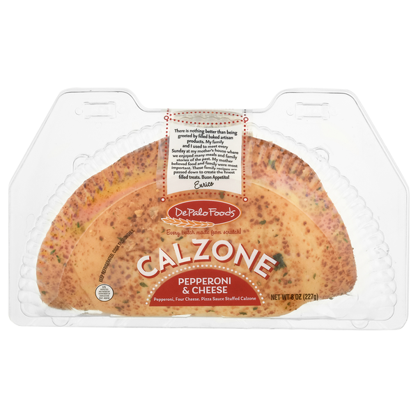 DePalo Foods Deli Calzone Pepperoni & Cheese