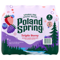 Poland Spring Triple Berry Sparkling Water - 8 pk