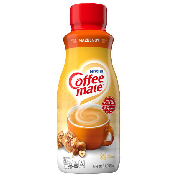 Save on Nestle Coffeemate Flavored Coffee Creamer Hazelnut Order