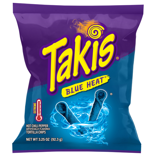 Takis Extreme Blue Heat Hot Chili Pepper Tortilla Chips