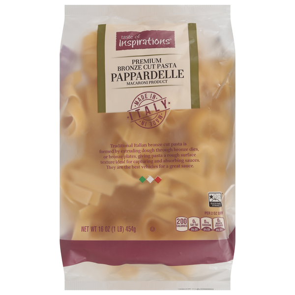 Taste of Inspirations Premium Bronze Cut Pappardelle Pasta