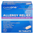 CareOne 24 Hour Allergy Medication Fexofenadine Hydrochloride Tablets