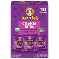 Annie's Organic Chocolate Chip Cookie Bites - 10 ct