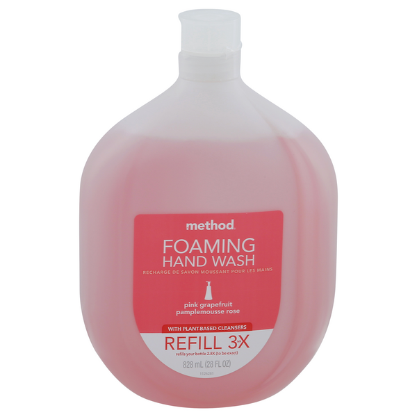 Save on Method Foaming Hand Wash Refill Pink Grapefruit Order Online Delivery Stop & Shop
