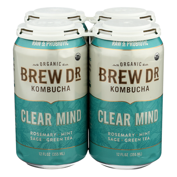 Save on Brew Dr. Kombucha Clear Mind Rosemary Mint Sage Green Tea