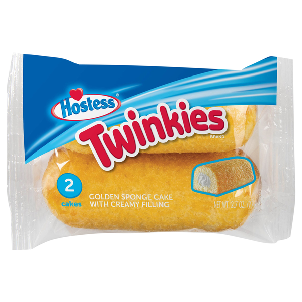 Hostess Twinkies Snack Cakes - 2 ct