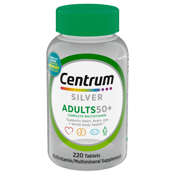 Centrum Silver Adults 50+ Multivitamin/Multimineral Tablets