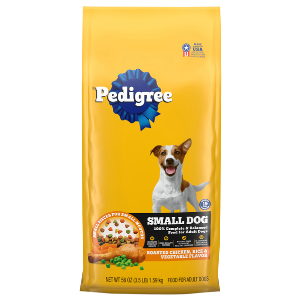 PEDIGREE Small Dog Roasted Chicken Rice & Vegetable Adult Dry Dog Food