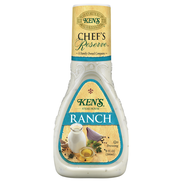 Save on Ken's Steak House Chef's Reserve Ranch Salad Dressing Order