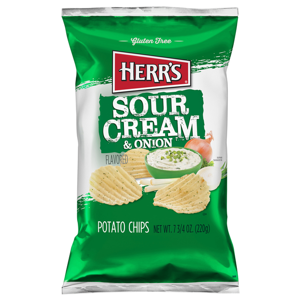 Herr's Sour Cream & Onion Potato Chips