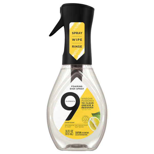 9 Elements Foaming Lemon Scent Dish Spray