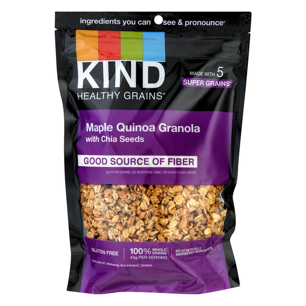 Save on KIND Healthy Grains Granola Maple Quinoa with Chia Seeds Order
