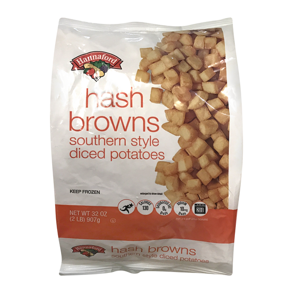 Hannaford Southern Style Hash Browns Diced Potatoes Frozen