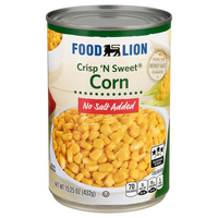 Food Lion No Salt Added Crisp 'N Sweet Corn