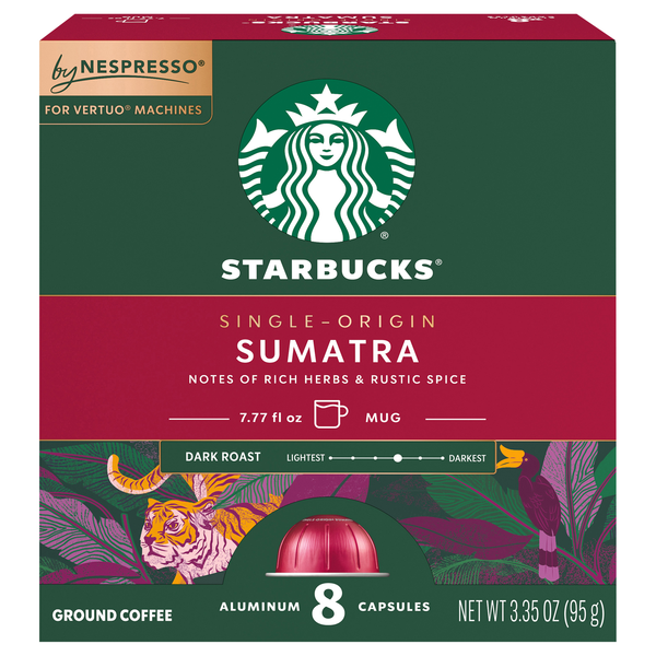 Starbucks Single Origin Sumatra Dark Roast Coffee Capsules