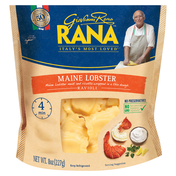Save on Giovanni Rana Ravioli Pasta Maine Lobster Fresh Order Online