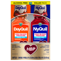 Vicks NyQuil & DayQuil High Blood Pressure Cold & Flu Combo Liquid