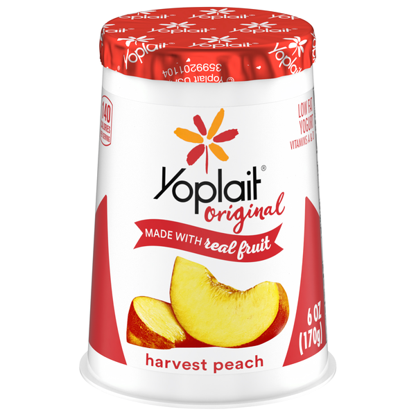 Yoplait Original Low Fat Harvest Peach Yogurt Cup