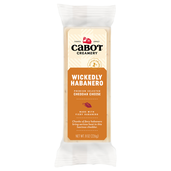 Cabot Wickedly Habanero Cheddar Cheese Block